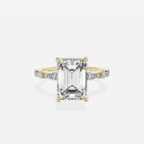 Marquise Band Solitaire Engagement Ring - The Better Diamonds