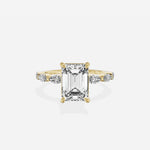 Marquise Band Solitaire Engagement Ring - The Better Diamonds