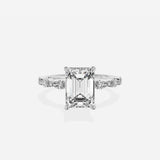 Marquise Band Solitaire Engagement Ring - The Better Diamonds