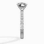 Martini Hidden Halo 1.55 ct Round Engagement Ring in White Gold - The Better Diamonds