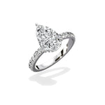 Martini Hidden Halo Engagement Ring - The Better Diamonds