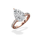 Martini Hidden Halo Engagement Ring - The Better Diamonds