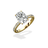 Martini Hidden Halo Engagement Ring - The Better Diamonds