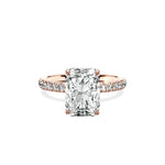 Martini Hidden Halo Engagement Ring - The Better Diamonds