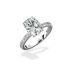 Martini Hidden Halo Engagement Ring - The Better Diamonds