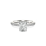 Martini Hidden Halo Engagement Ring - The Better Diamonds