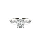 Martini Hidden Halo Engagement Ring - The Better Diamonds