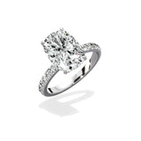 Martini Hidden Halo Engagement Ring - The Better Diamonds