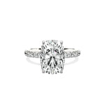 Martini Hidden Halo Engagement Ring - The Better Diamonds