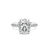 Martini Hidden Halo Engagement Ring - The Better Diamonds