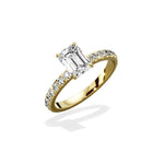 Martini Hidden Halo Engagement Ring - The Better Diamonds