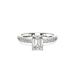 Martini Hidden Halo Engagement Ring - The Better Diamonds