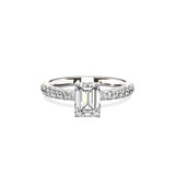 Martini Hidden Halo Engagement Ring - The Better Diamonds