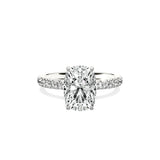 Martini Hidden Halo Engagement Ring - The Better Diamonds