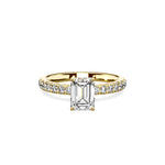 Martini Hidden Halo Engagement Ring - The Better Diamonds