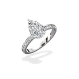 Martini Hidden Halo Engagement Ring - The Better Diamonds