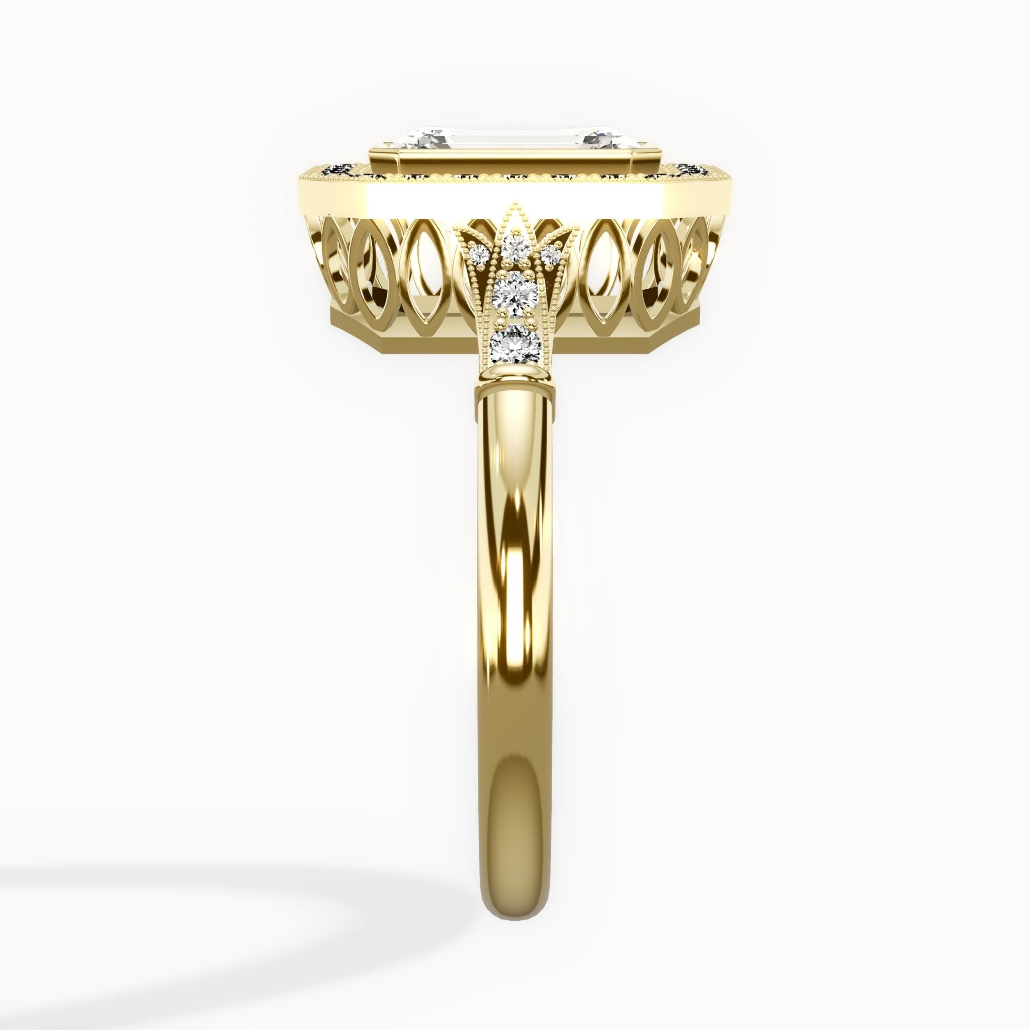 Miami Vintage Style Engagement Ring - The Better Diamonds