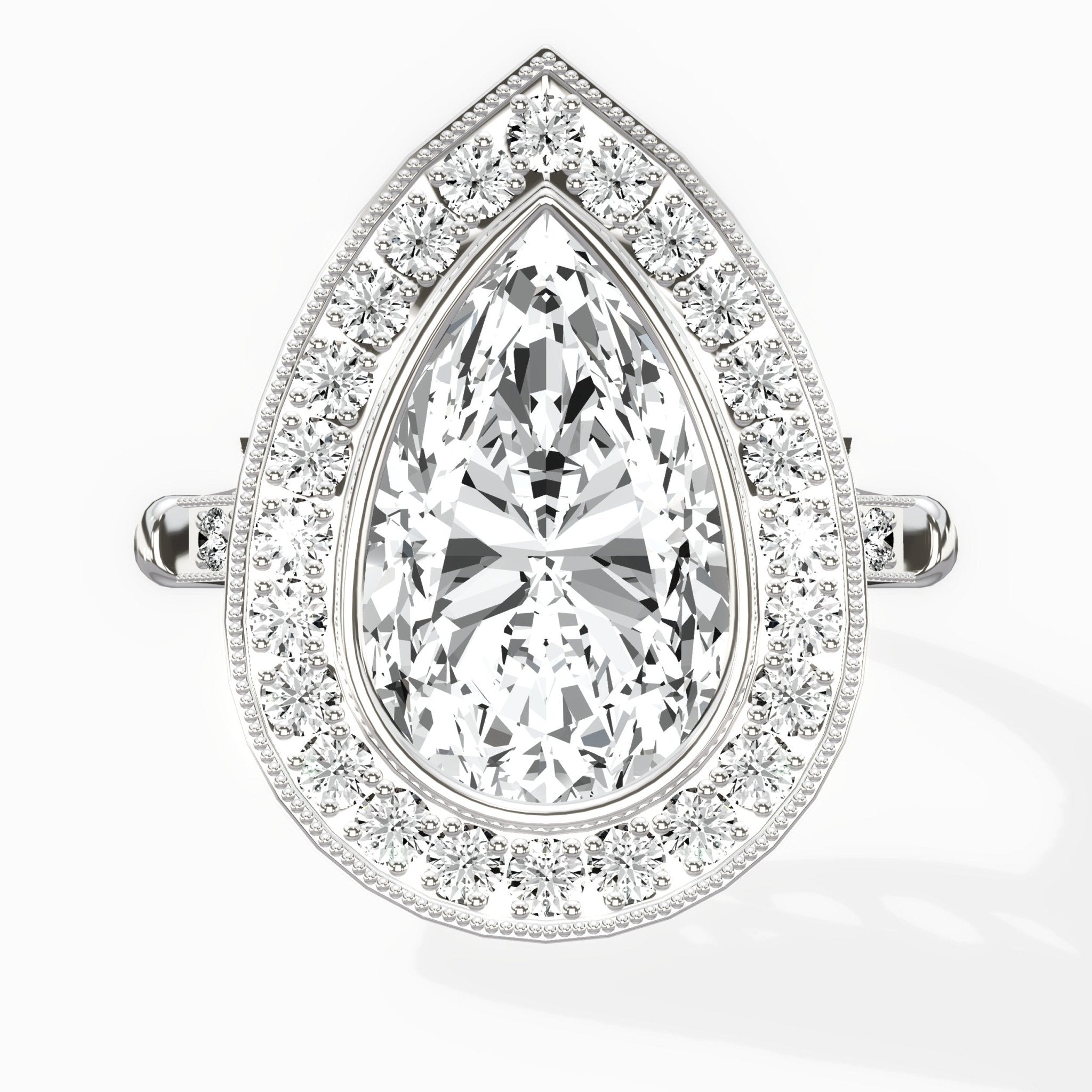 Miami Vintage Style Engagement Ring - The Better Diamonds