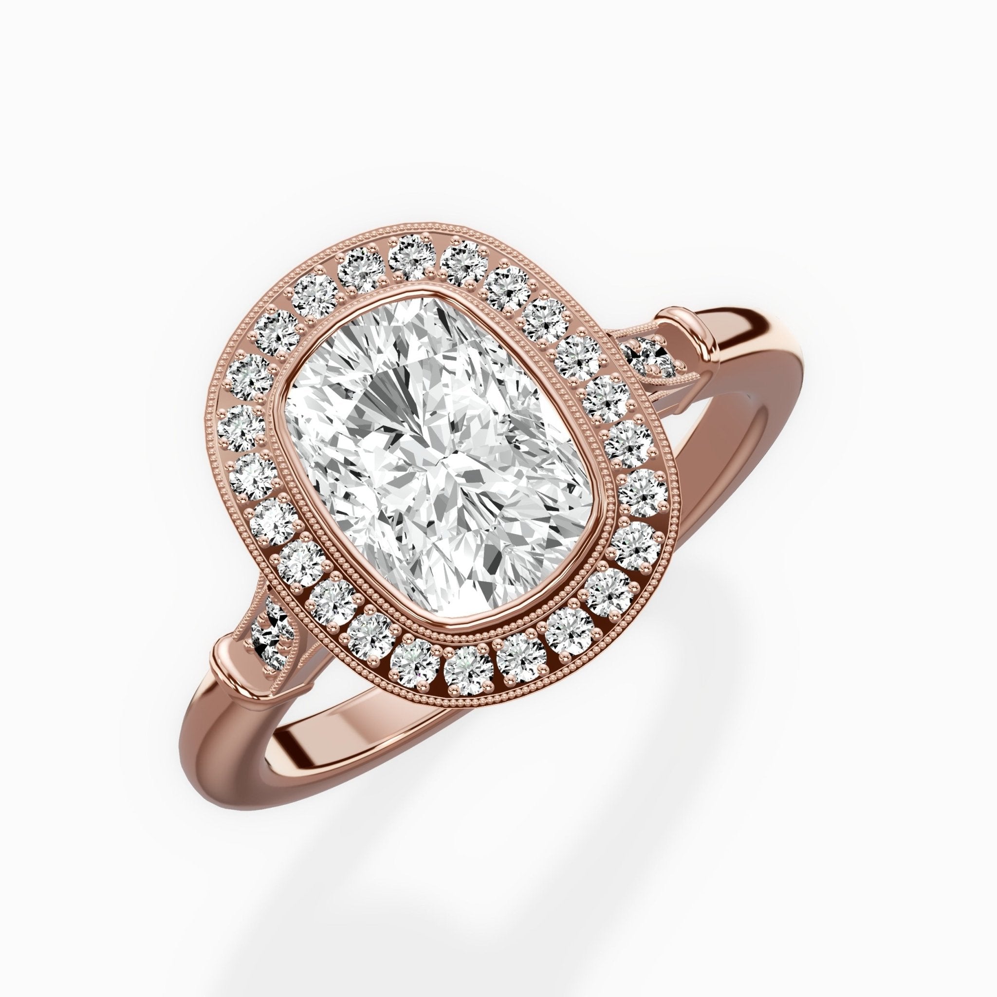 Miami Vintage Style Engagement Ring - The Better Diamonds