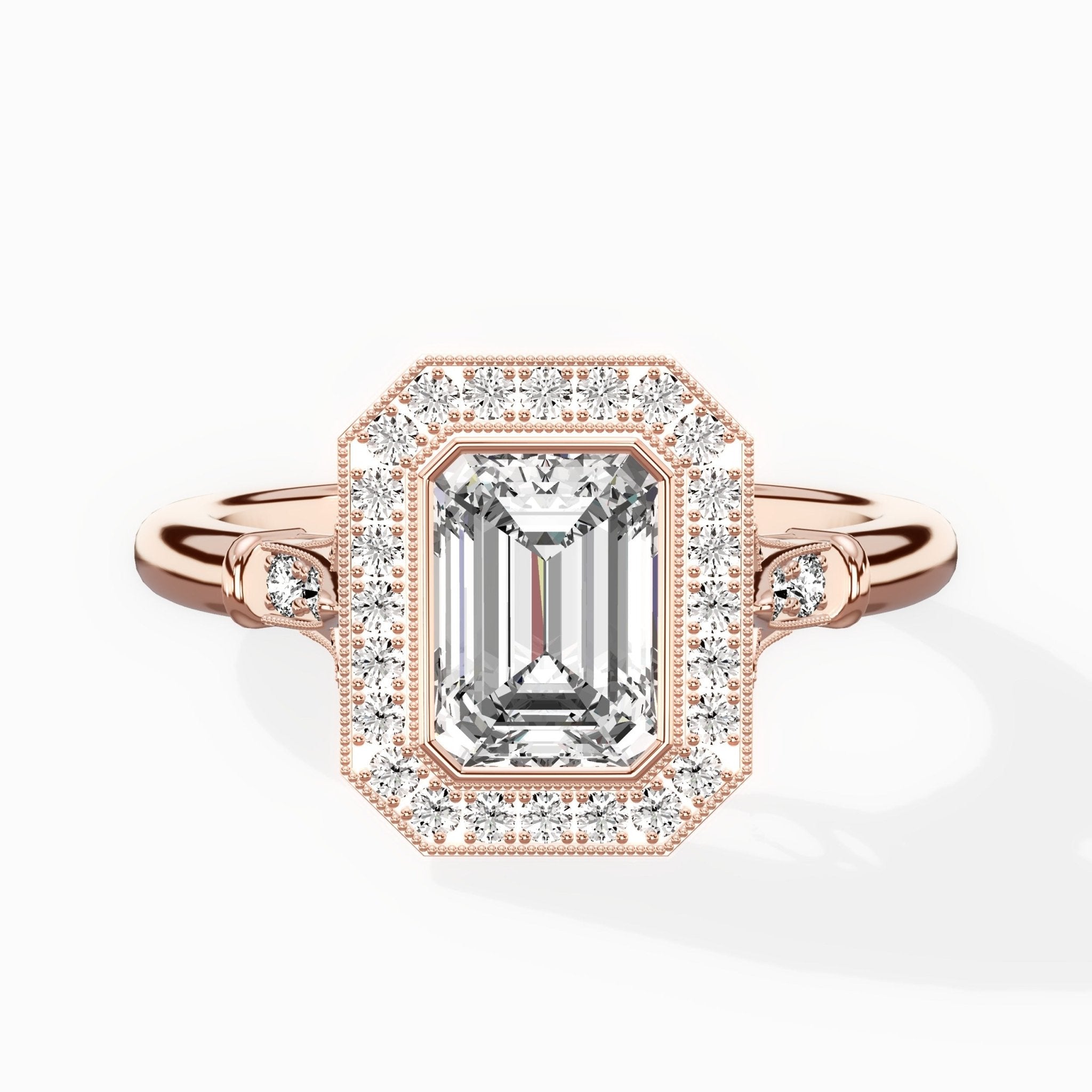 Miami Vintage Style Engagement Ring - The Better Diamonds