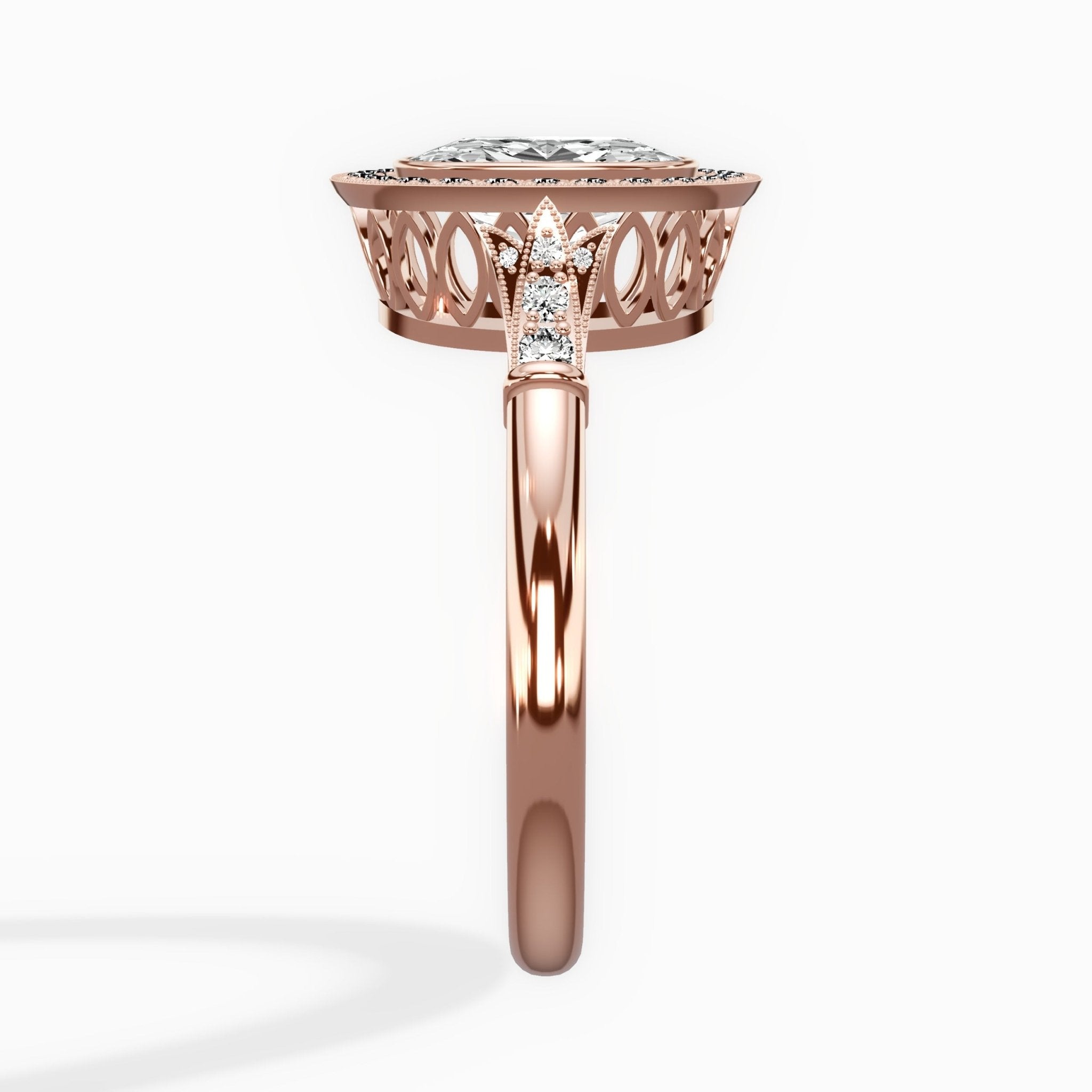 Miami Vintage Style Engagement Ring - The Better Diamonds