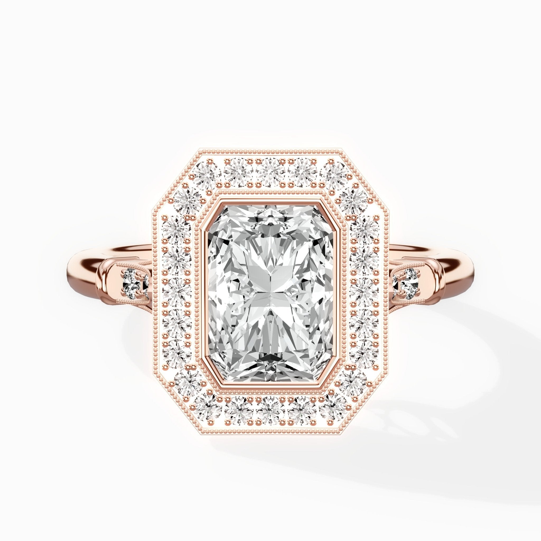 Miami Vintage Style Engagement Ring - The Better Diamonds