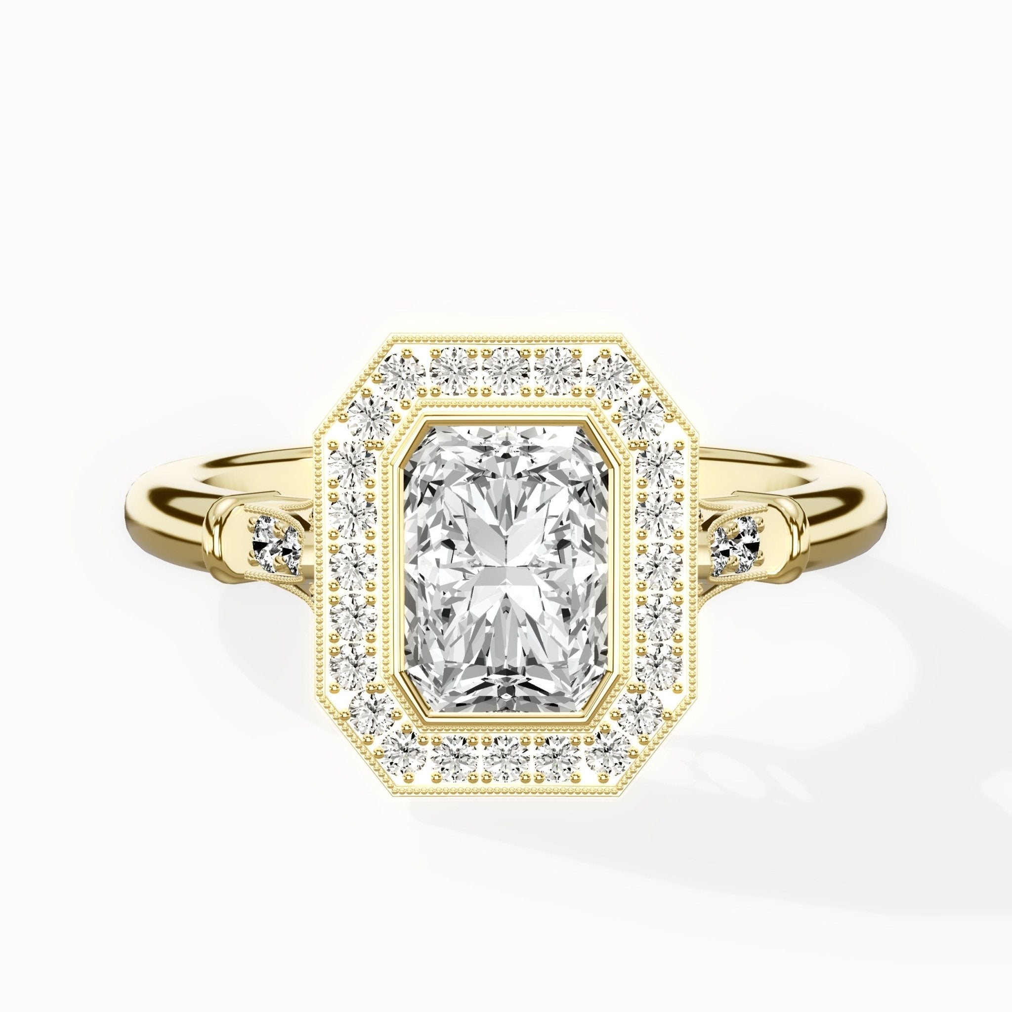 Miami Vintage Style Engagement Ring - The Better Diamonds