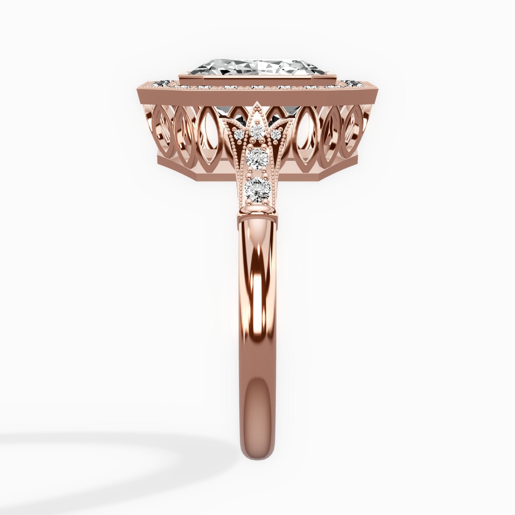 Miami Vintage Style Engagement Ring - The Better Diamonds