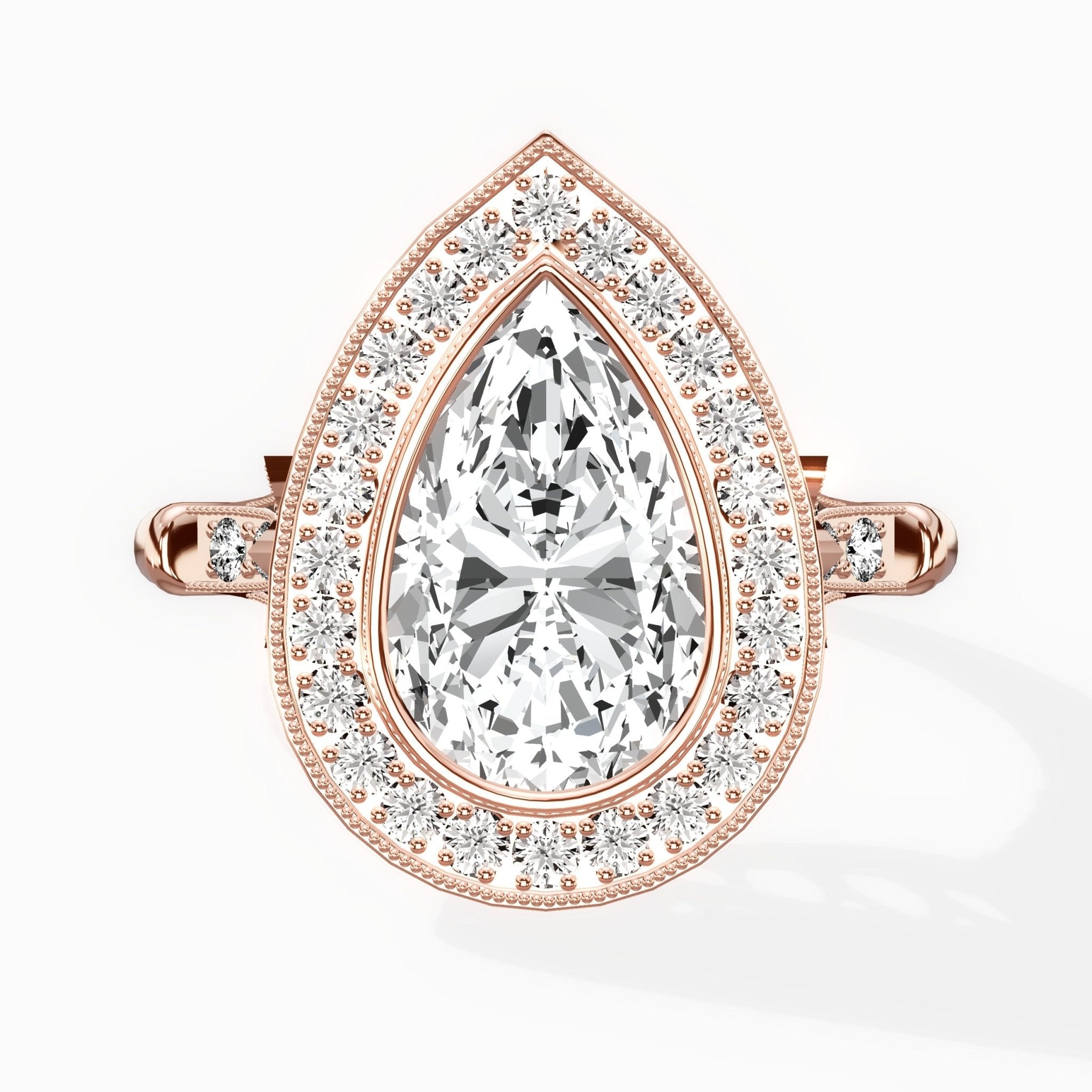 Miami Vintage Style Engagement Ring - The Better Diamonds