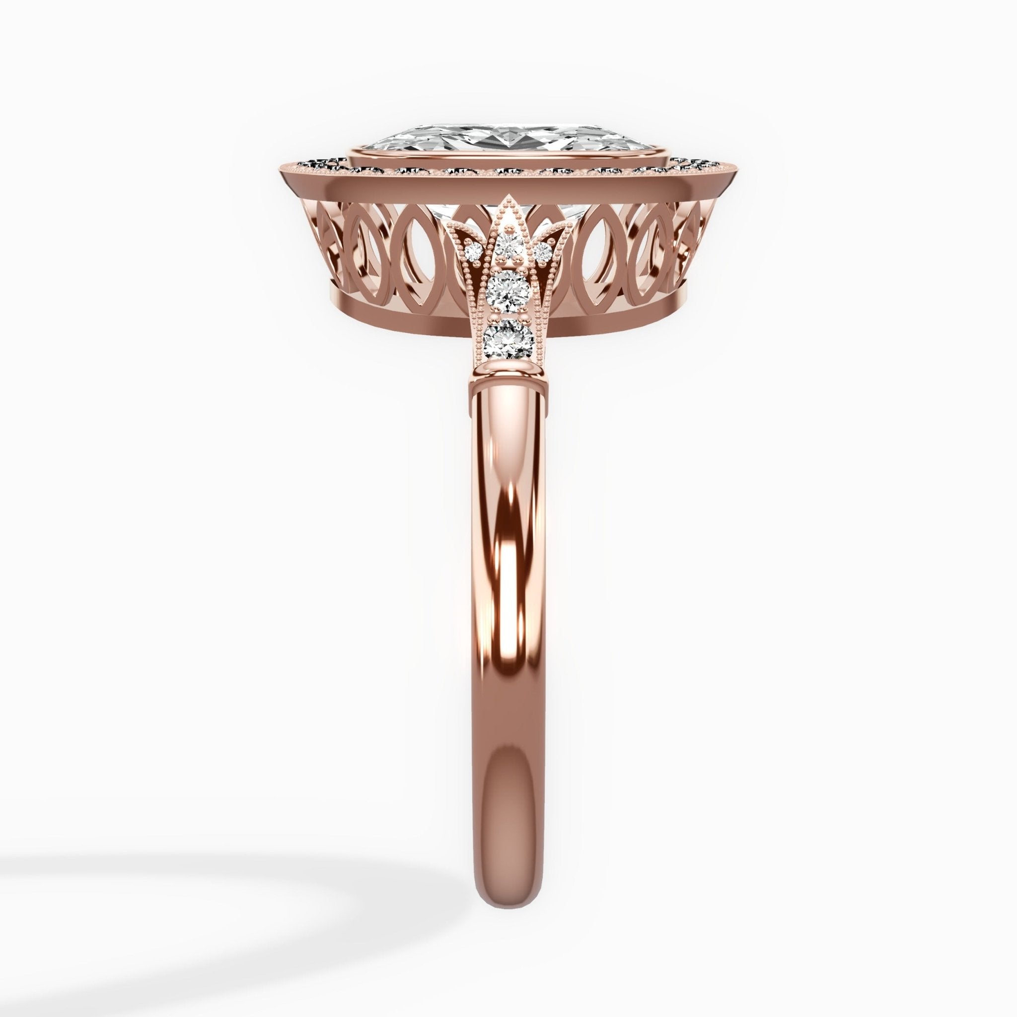 Miami Vintage Style Engagement Ring - The Better Diamonds