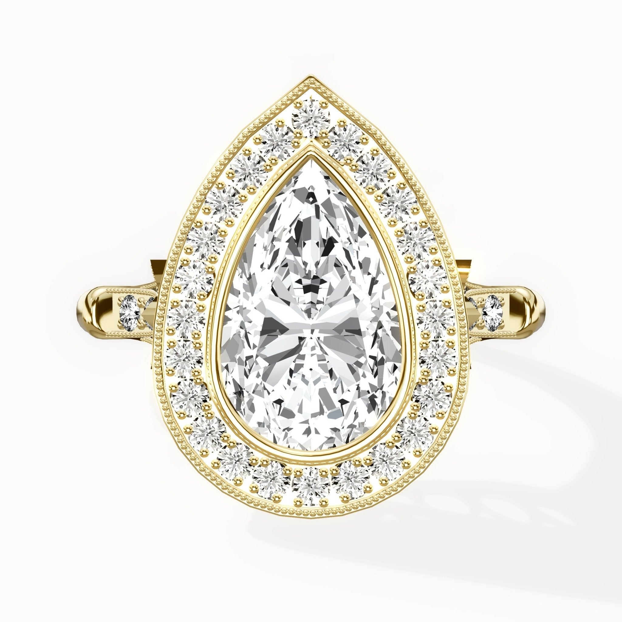 Miami Vintage Style Engagement Ring - The Better Diamonds