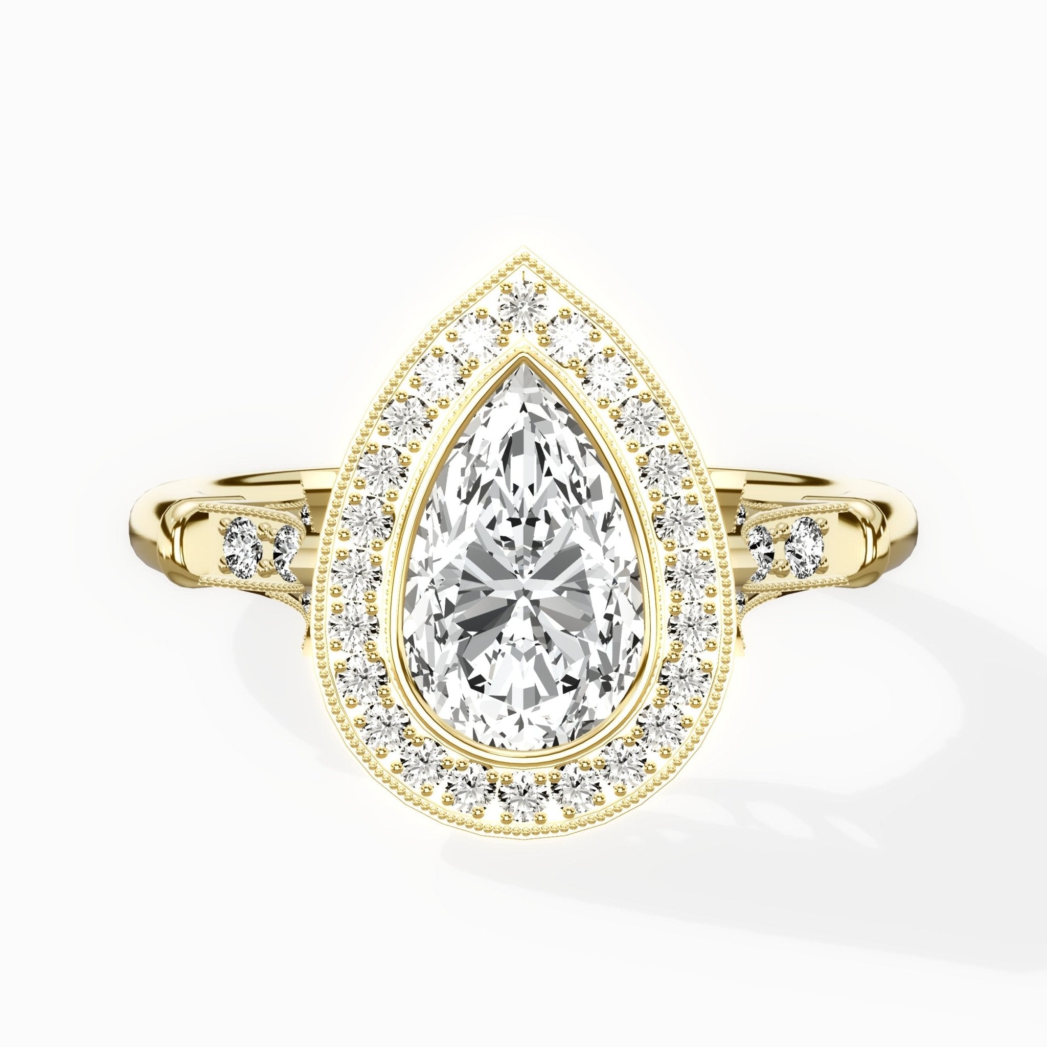 Miami Vintage Style Engagement Ring - The Better Diamonds