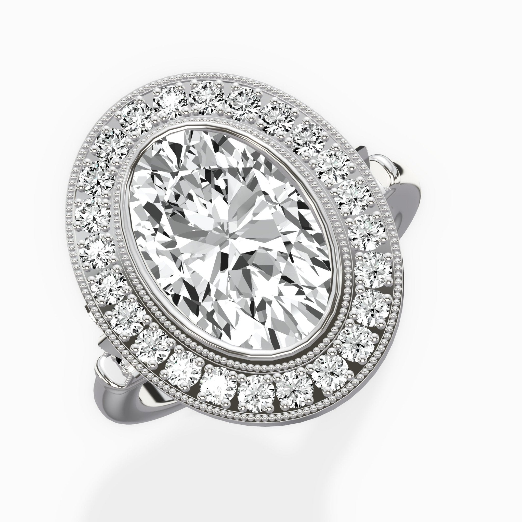 Miami Vintage Style Engagement Ring - The Better Diamonds