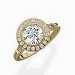 Miami Vintage Style Engagement Ring - The Better Diamonds