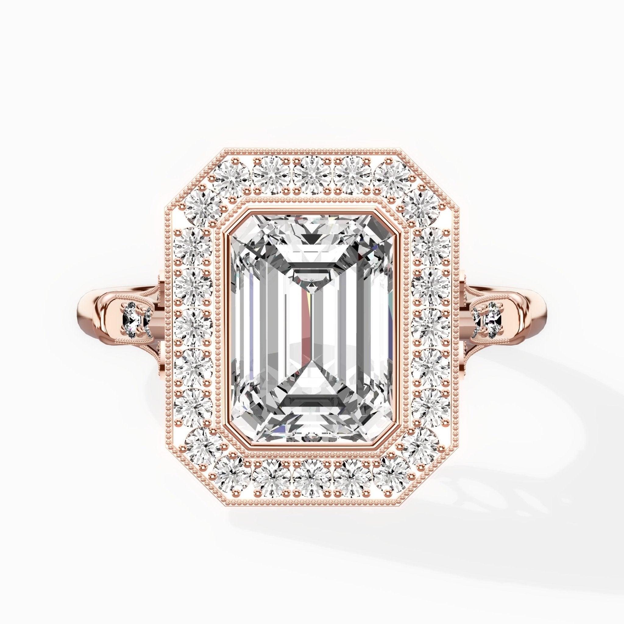 Miami Vintage Style Engagement Ring - The Better Diamonds