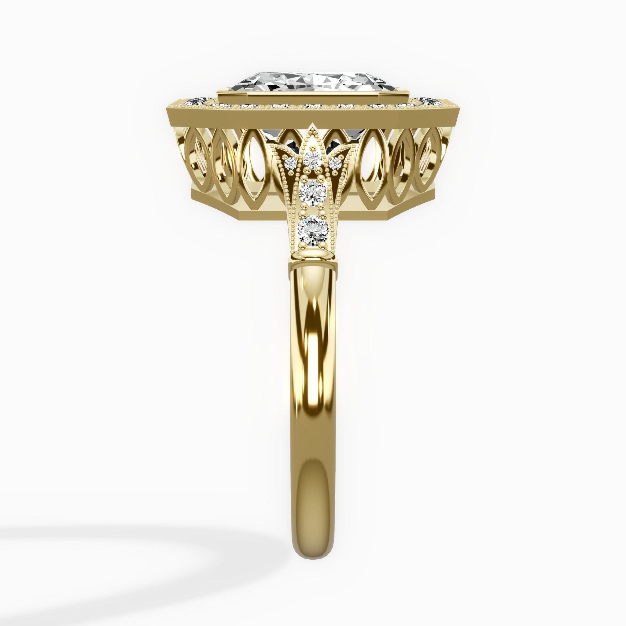 Miami Vintage Style Engagement Ring - The Better Diamonds