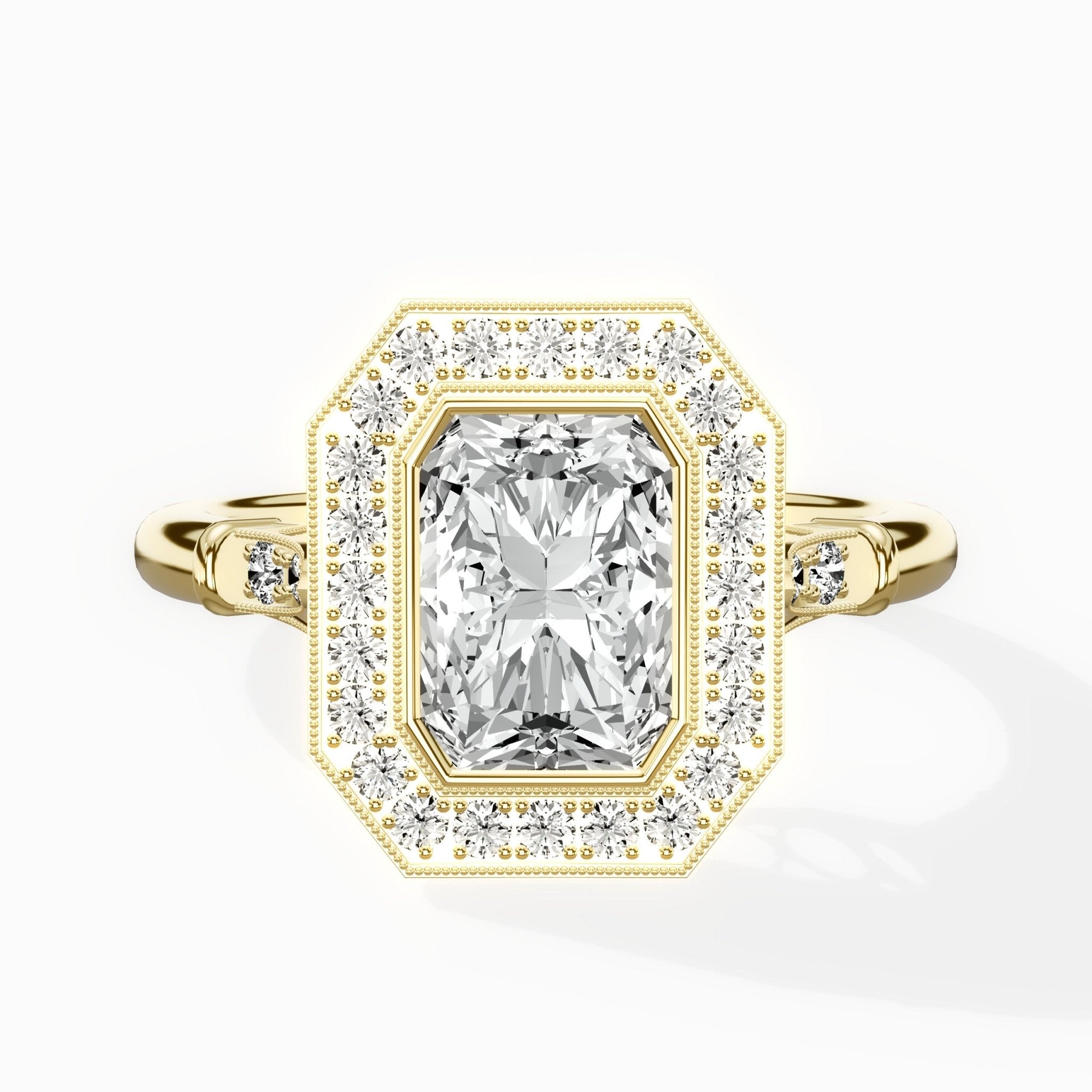Miami Vintage Style Engagement Ring - The Better Diamonds