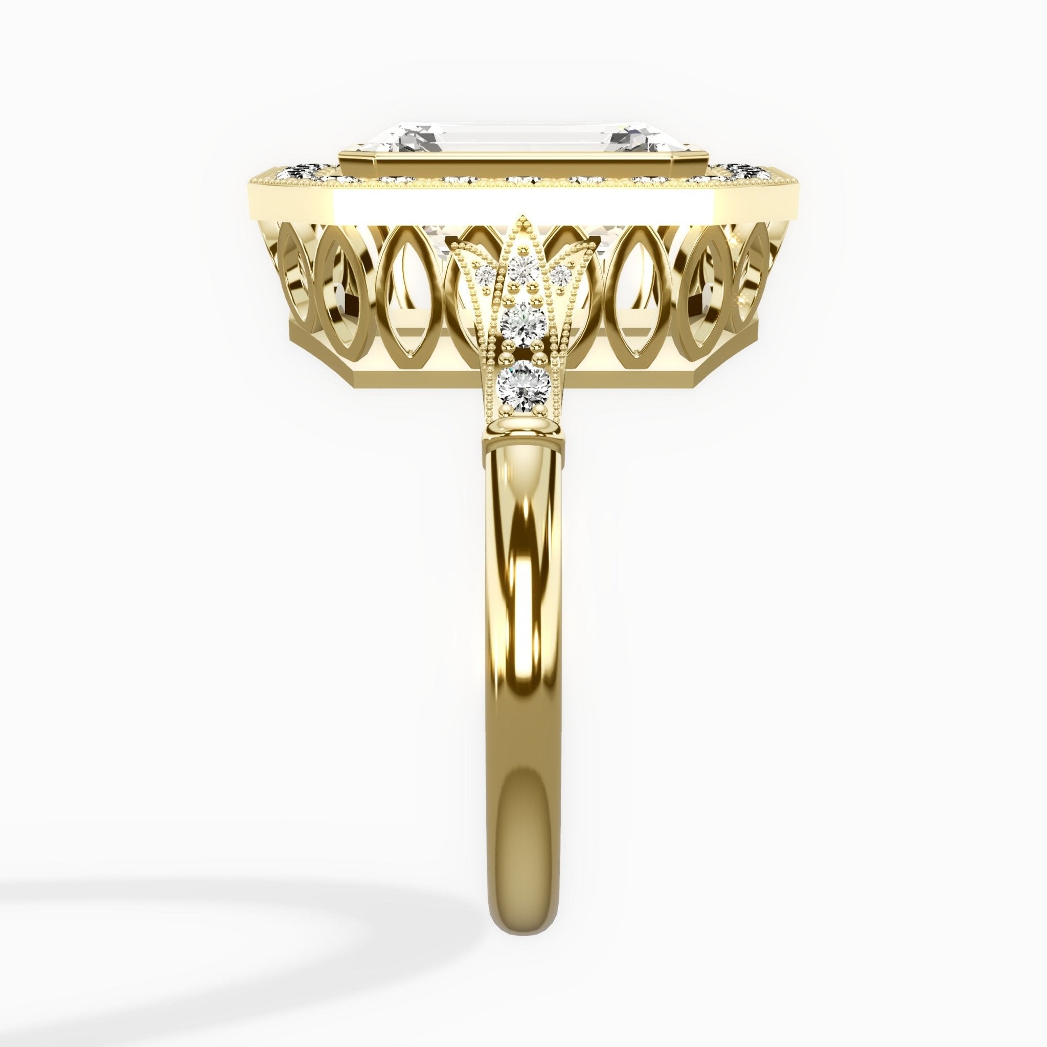 Miami Vintage Style Engagement Ring - The Better Diamonds