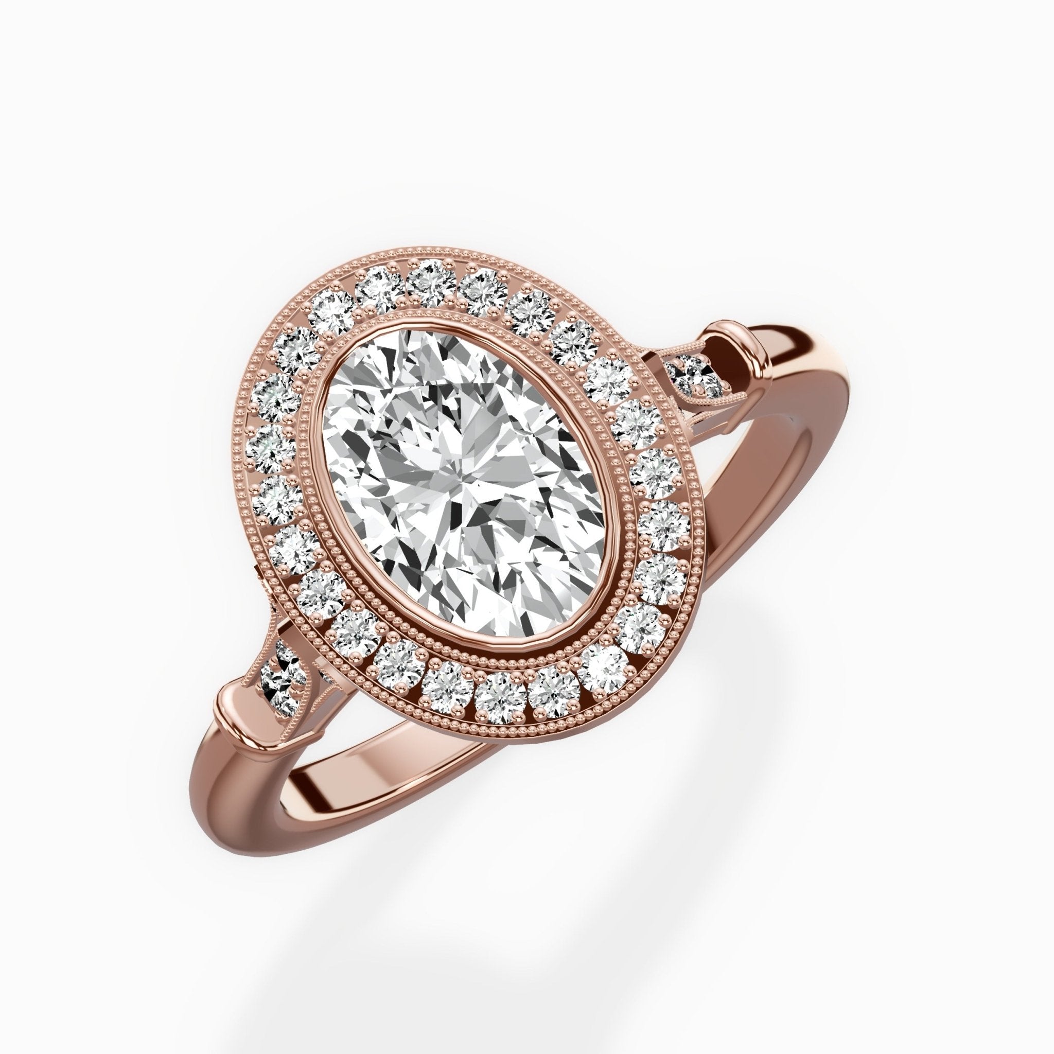 Miami Vintage Style Engagement Ring - The Better Diamonds