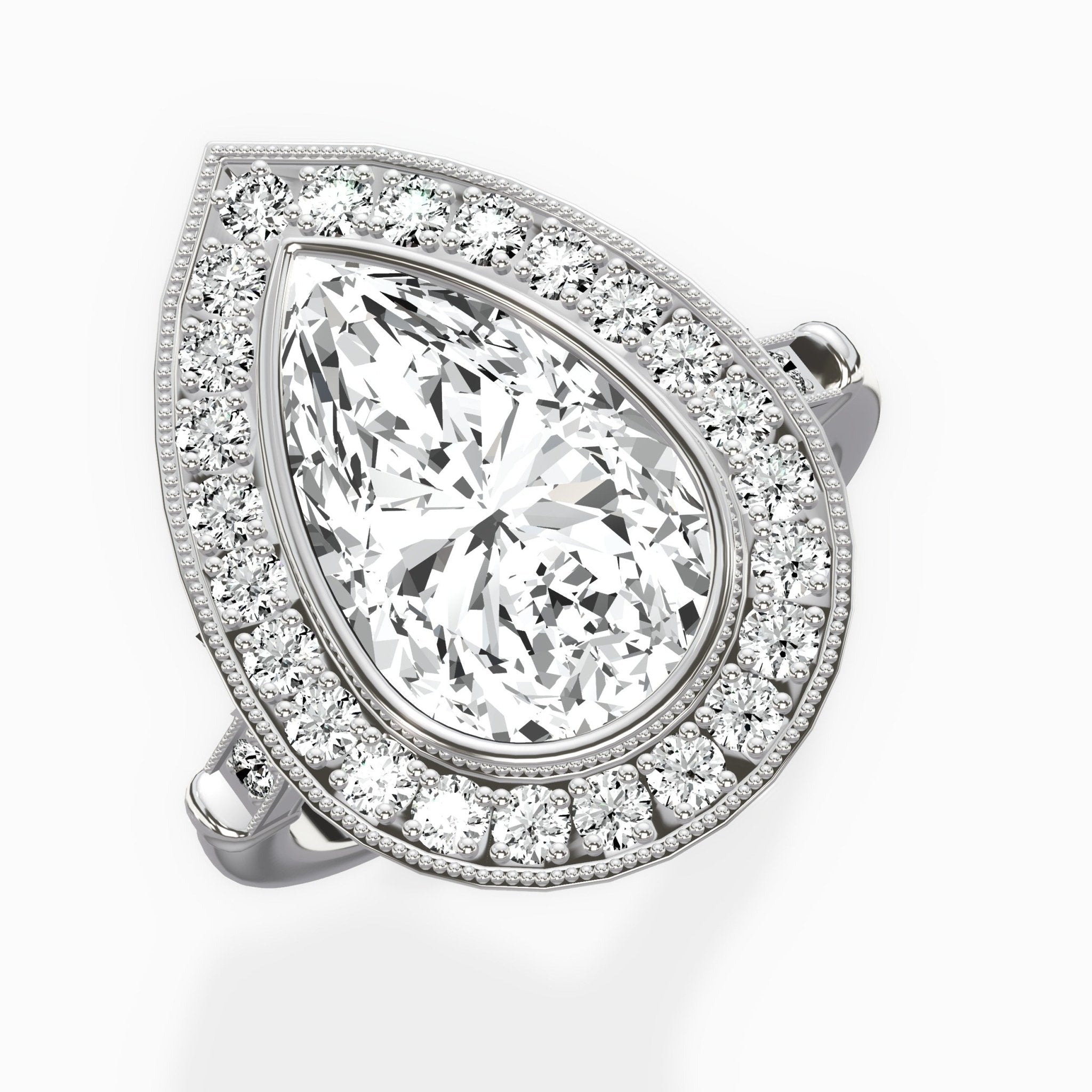 Miami Vintage Style Engagement Ring - The Better Diamonds
