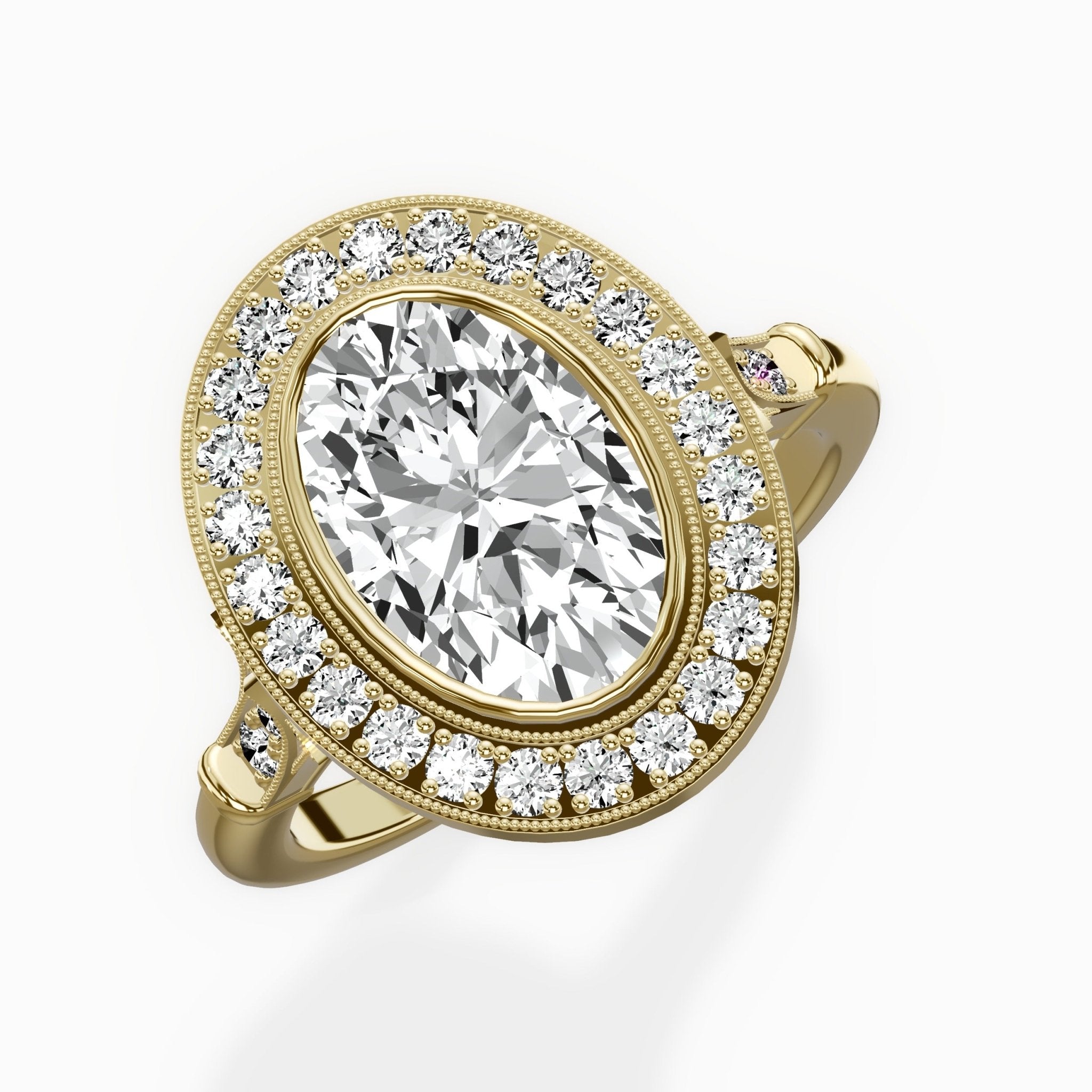 Miami Vintage Style Engagement Ring - The Better Diamonds