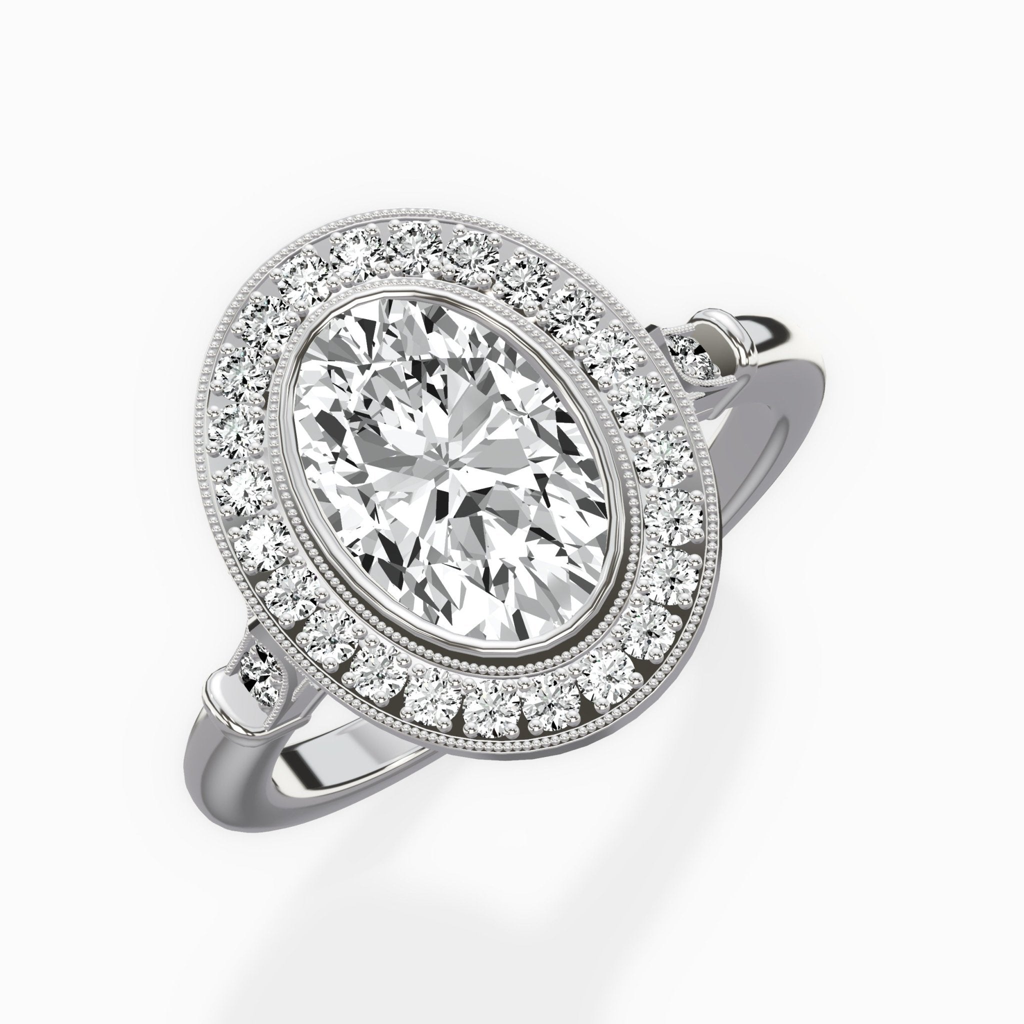 Miami Vintage Style Engagement Ring - The Better Diamonds