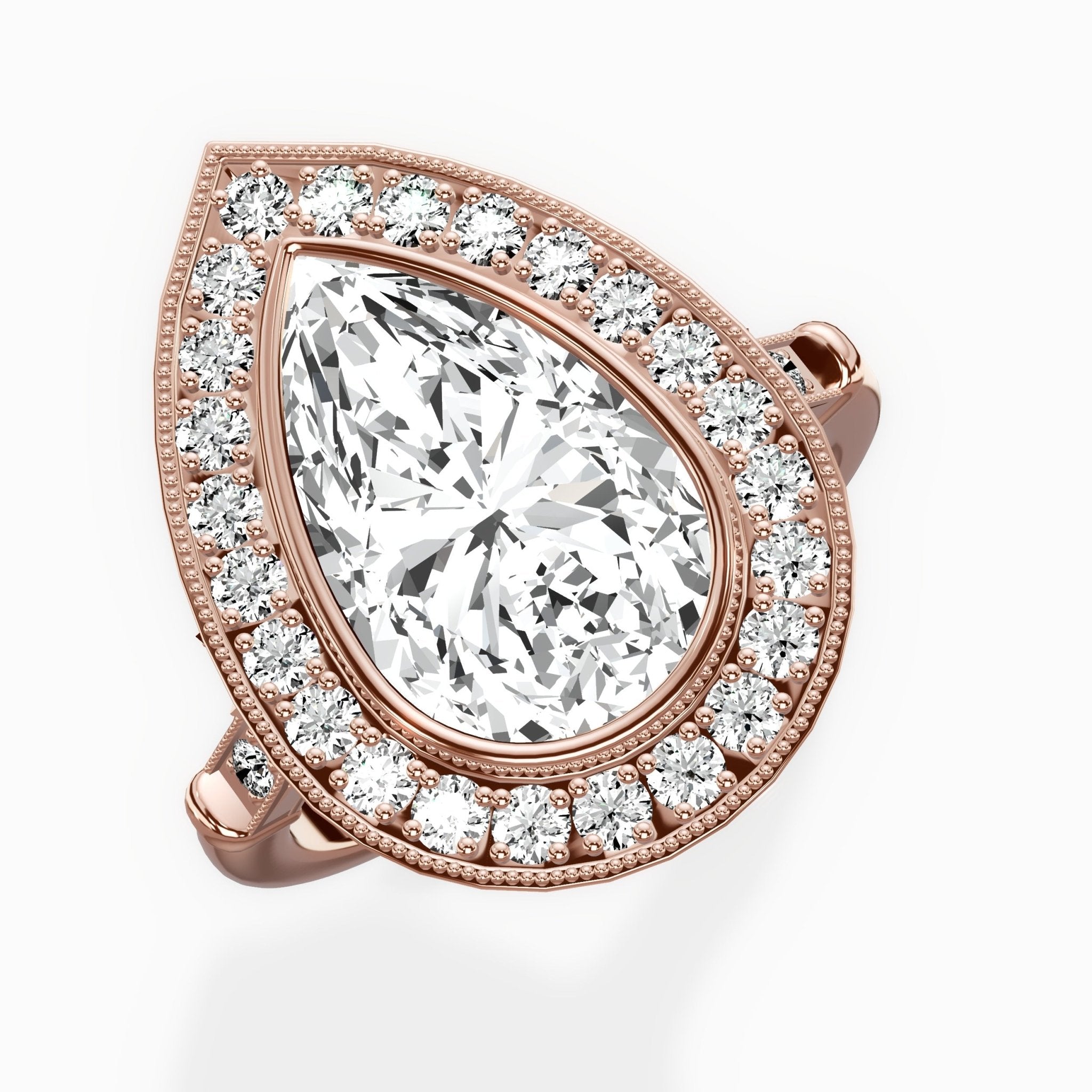 Miami Vintage Style Engagement Ring - The Better Diamonds