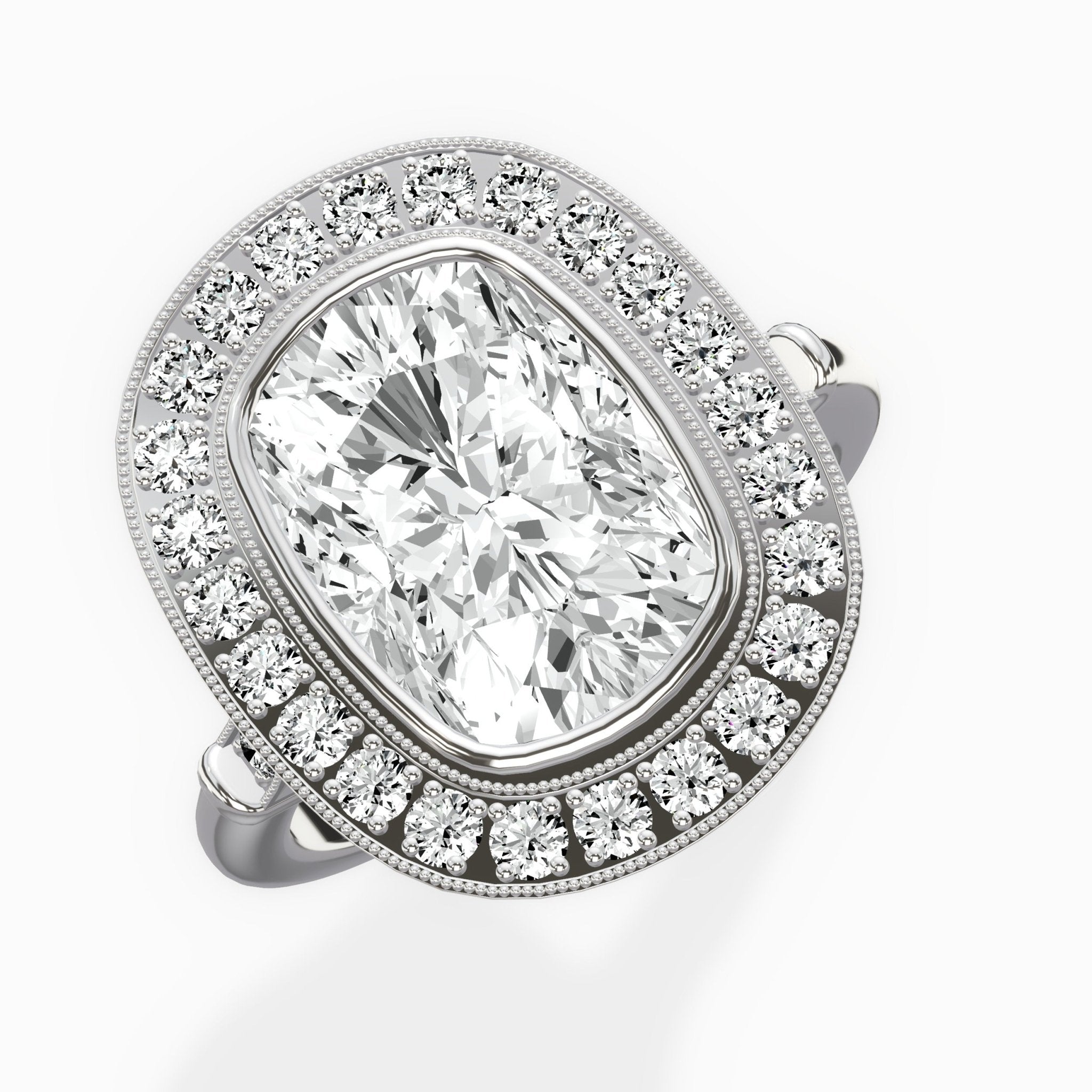 Miami Vintage Style Engagement Ring - The Better Diamonds