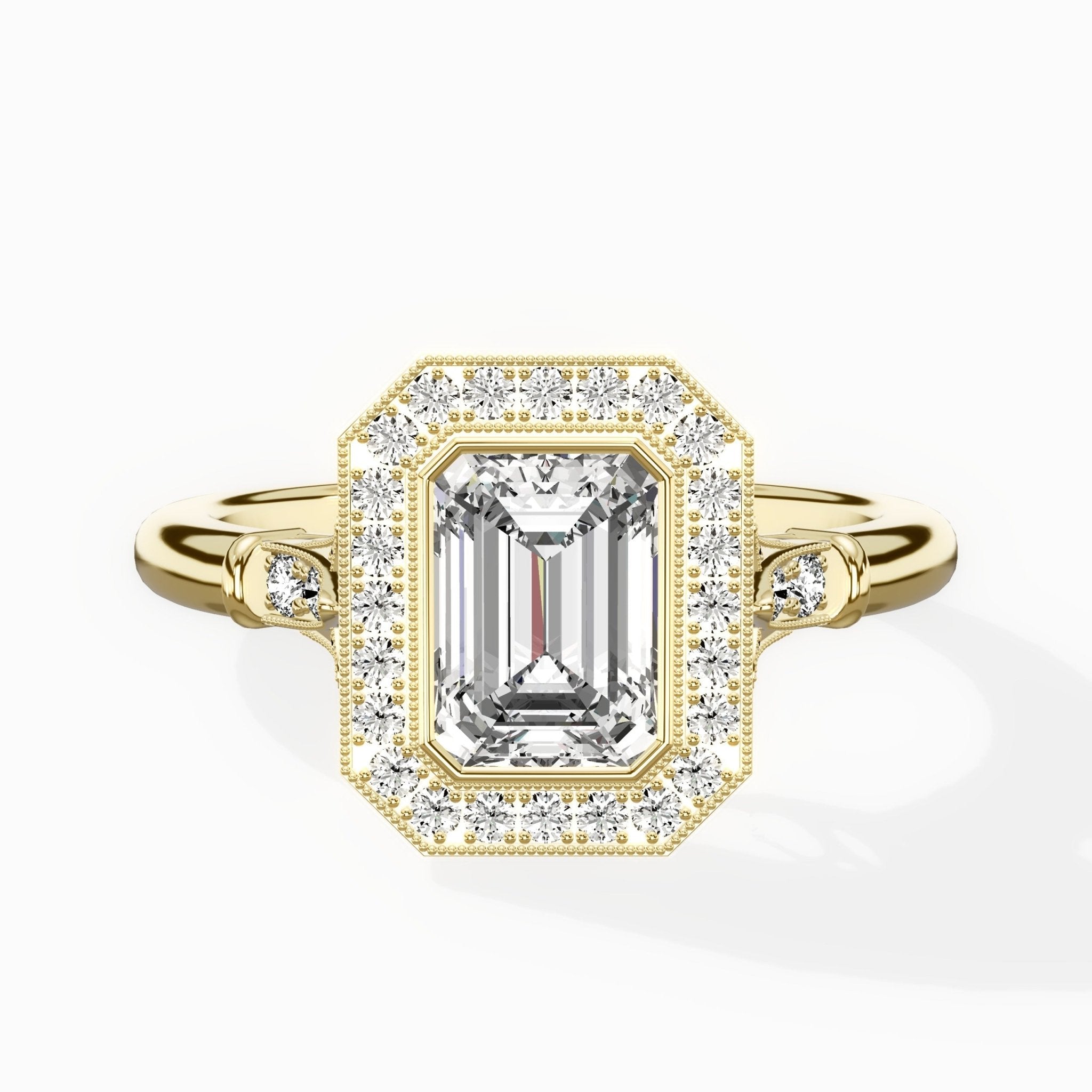 Miami Vintage Style Engagement Ring - The Better Diamonds
