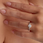 Timeless Solitaire Round Engagement Ring in White Gold