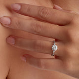 Timeless Solitaire Round Engagement Ring in White Gold