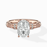 Ornate Six Prong Vintage Solitaire Ring Engagement Ring - The Better Diamonds