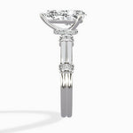 Ornate Six Prong Vintage Solitaire Ring Engagement Ring - The Better Diamonds