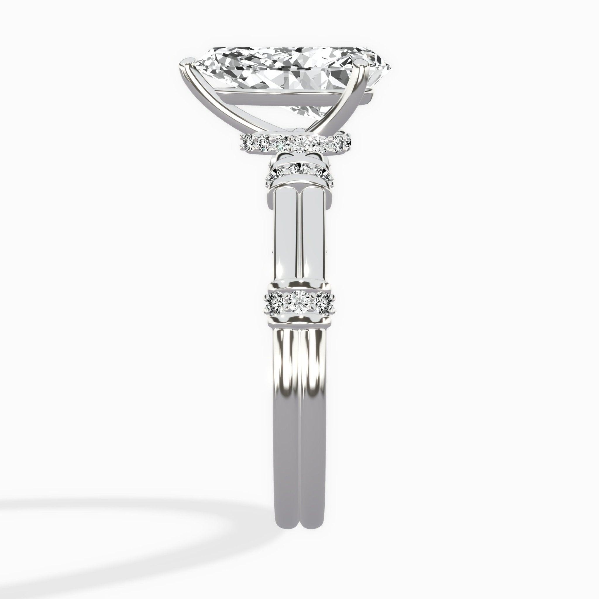 Ornate Six Prong Vintage Solitaire Ring Engagement Ring - The Better Diamonds